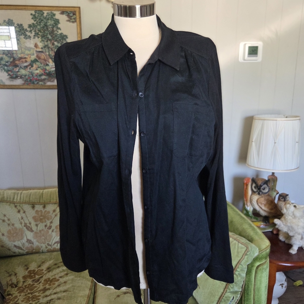 Classic Black Long Sleeve Shirt